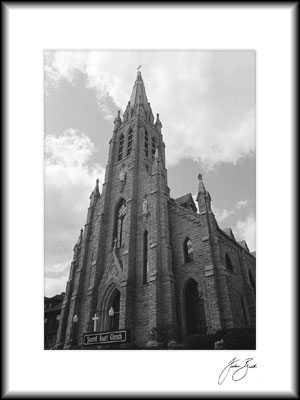 Sacred Heart Church Photograph, St. Marys PA